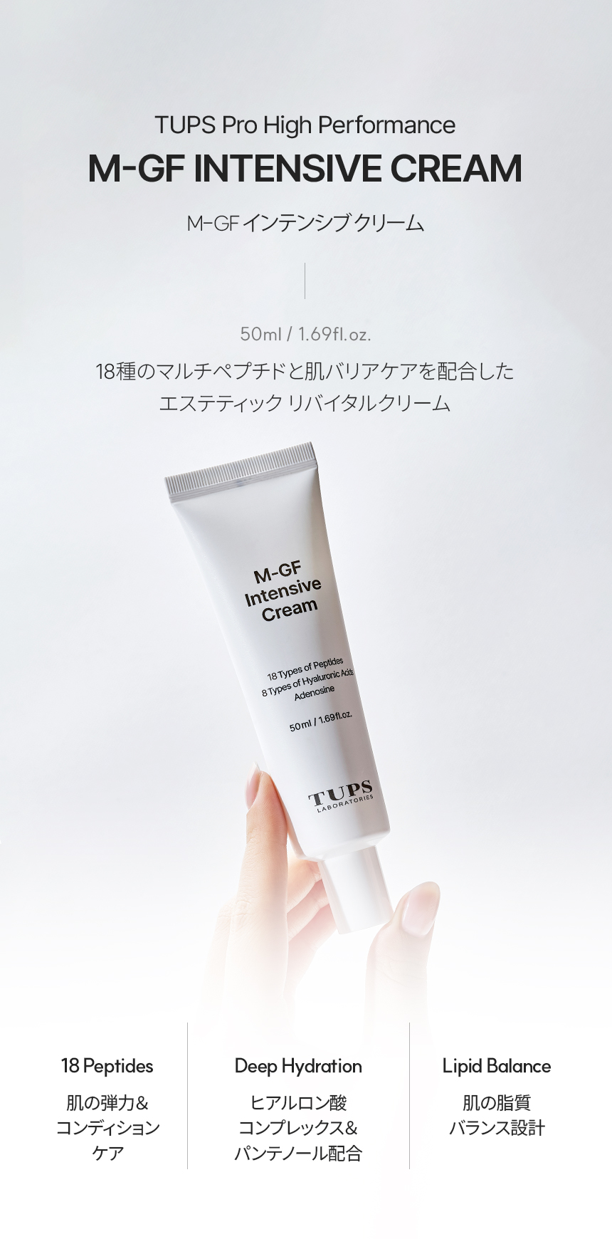 プロ ハイパフォーマンス M-GF インテンシブ クリーム の特徴 1
